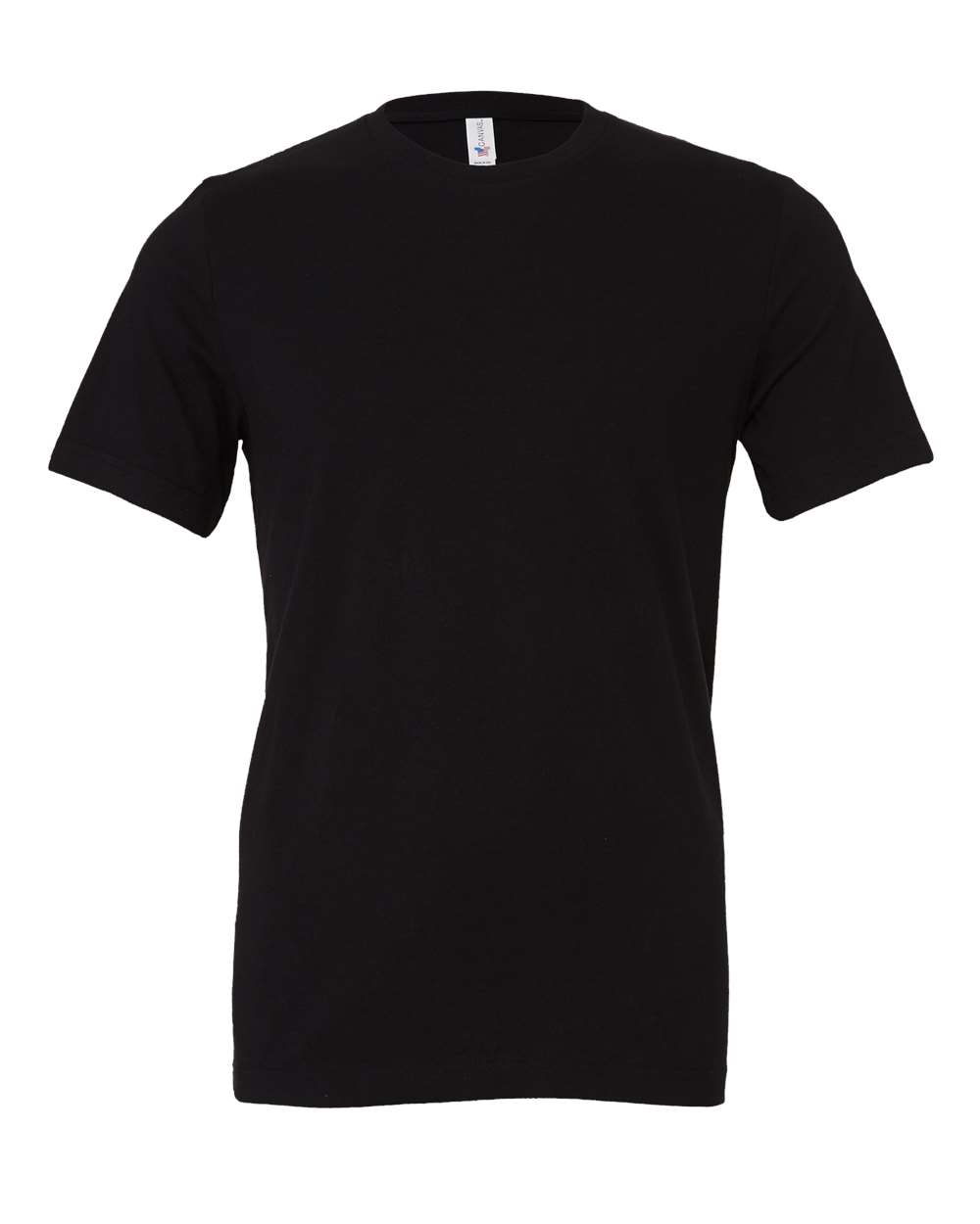 Bella+Canvas 3001 unisex jersey tee, black