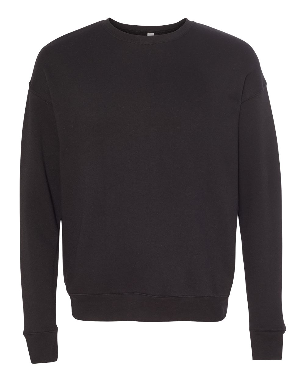Bella+Canvas 3945 drop shoulder sweatshirt, black