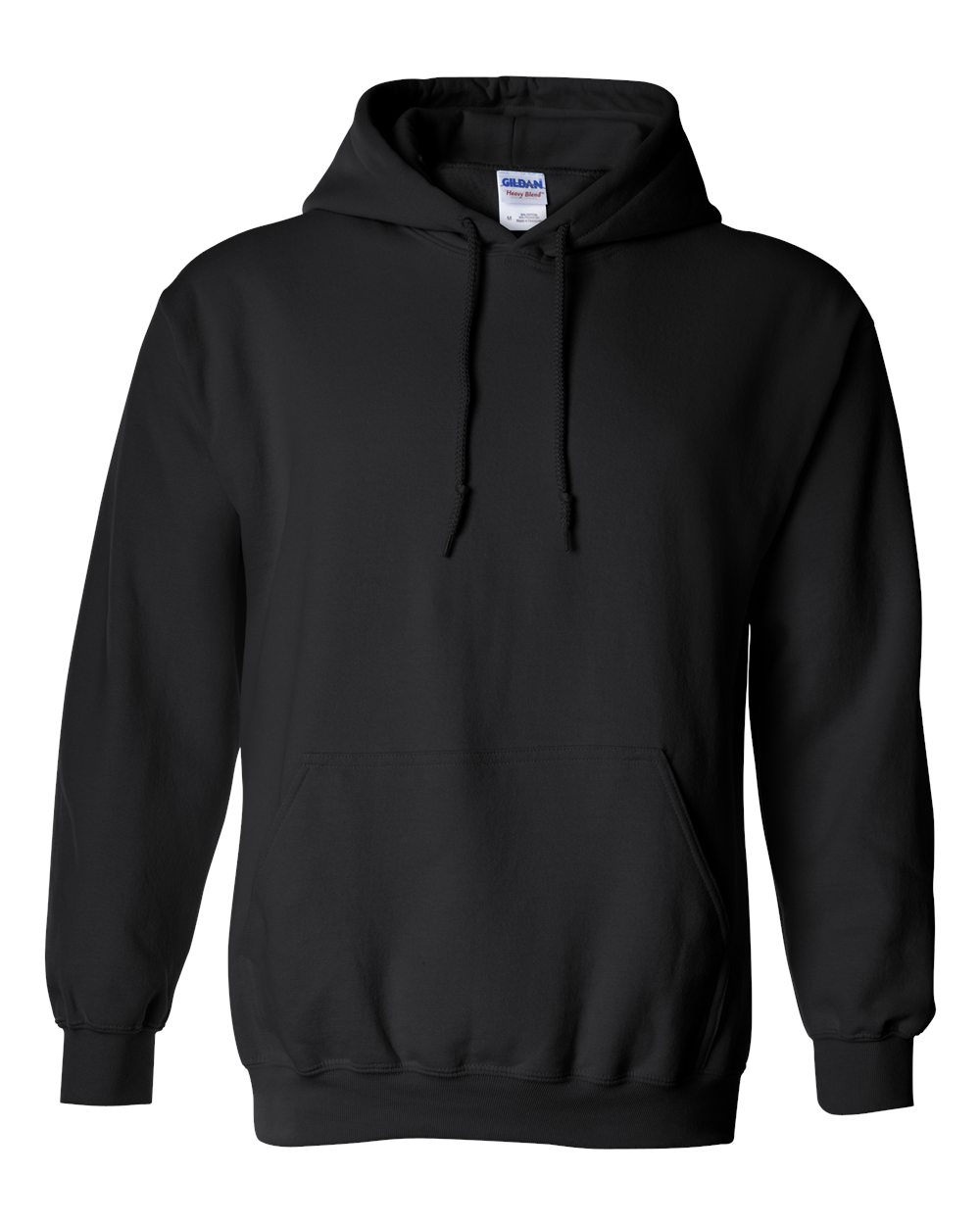 Gildan 18500 heavy blend pullover hoodie, black